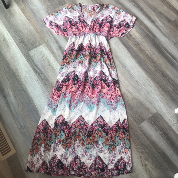 Maxi-length Beach coverup